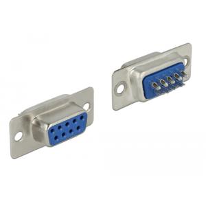 DELOCK Connector Σειριακής θύρας Sub-D9 με ακίδες, female | Καλώδια - Αντάπτορες | elabstore.gr