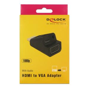 DELOCK αντάπτορας HDMI σε VGA & 3.5mm/micro USB 65895, 1080p, μαύρος | eLabstore.gr DELOCK αντάπτορας HDMI σε VGA & 3.5mm/micro USB 65895, 1080p, μαύρος | Καλώδια - Αντάπτορες | elabstore.gr