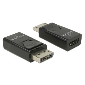 DELOCK αντάπτορας DisplayPort 1.2 σε HDMI 66234, 4K, Passive, μαύρος | Καλώδια - Αντάπτορες | elabstore.gr