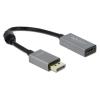 DELOCK αντάπτορας DisplayPort 1.4 σε HDMI 66436, 4K, 20cm, μαύρος-γκρι | Καλώδια - Αντάπτορες | elabstore.gr