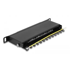 DELOCK patch panel 66870 για καμπίνα δικτύου 10"/0.5U, 8x ports, μαύρο | eLabstore.gr DELOCK patch panel 66870 για καμπίνα δικτύου 10"/0.5U, 8x ports, μαύρο | Εξοπλισμός IT | elabstore.gr