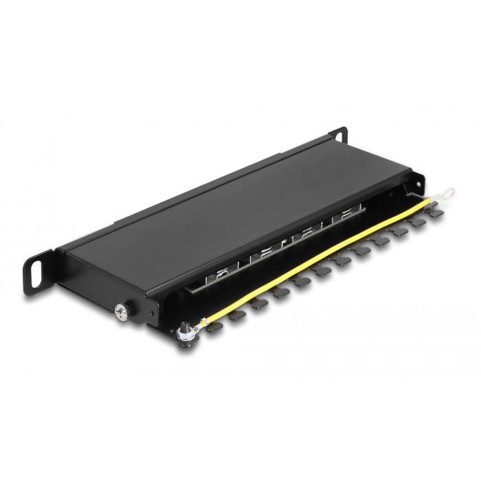 DELOCK patch panel 66870 για καμπίνα δικτύου 10"/0.5U, 8x ports, μαύρο | eLabstore.gr DELOCK patch panel 66870 για καμπίνα δικτύου 10"/0.5U, 8x ports, μαύρο | Εξοπλισμός IT | elabstore.gr