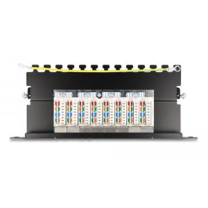 DELOCK patch panel 66872 για καμπίνα δικτύου 10"/1U, 8x ports, μαύρο | Εξοπλισμός IT | elabstore.gr