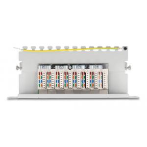 DELOCK patch panel 66873 για καμπίνα δικτύου 10"/1U, 8x ports, γκρι | Εξοπλισμός IT | elabstore.gr