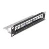 DELOCK Keystone patch panel 66874, 10"/1U, 12x ports, μαύρο | eLabstore.gr DELOCK Keystone patch panel 66874, 10"/1U, 12x ports, μαύρο | Εξοπλισμός IT | elabstore.gr