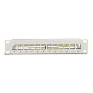 DELOCK Keystone patch panel 66875, 10"/1U, 12x ports, γκρι | eLabstore.gr DELOCK Keystone patch panel 66875, 10"/1U, 12x ports, γκρι | Εξοπλισμός IT | elabstore.gr