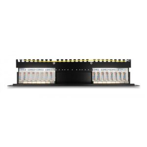 DELOCK patch panel 66876 για καμπίνα δικτύου 19"/1U, 16x ports, μαύρο | Εξοπλισμός IT | elabstore.gr