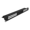DELOCK patch panel 66876 για καμπίνα δικτύου 19"/1U, 16x ports, μαύρο | Εξοπλισμός IT | elabstore.gr