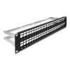 DELOCK Keystone patch panel 66878, 19"/2U, 48x ports, μαύρο | eLabstore.gr DELOCK Keystone patch panel 66878, 19"/2U, 48x ports, μαύρο | Εξοπλισμός IT | elabstore.gr