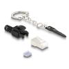 DELOCK σετ βυσμάτων RJ45 Cat 6a 66988 με κλείδωμα, μεταλλικό, 10τμχ | Καλώδια - Αντάπτορες | elabstore.gr