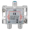 GOOBAY SAT-splitter 67001, 2-way, 5-2450MHz, 7.5 dB | Εικόνα & Ήχος | elabstore.gr