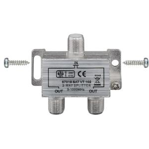 GOOBAY CATV splitter 67019, 2-way, 5 MHz - 1000 MHz, 3.7 dB | Εικόνα & Ήχος | elabstore.gr