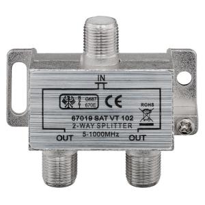 GOOBAY CATV splitter 67019, 2-way, 5 MHz - 1000 MHz, 3.7 dB | Εικόνα & Ήχος | elabstore.gr