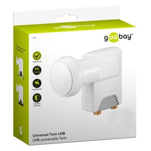 GOOBAY universal twin LNB για 2 συσκευές 67270, DVB-S2 | Εικόνα & Ήχος | elabstore.gr