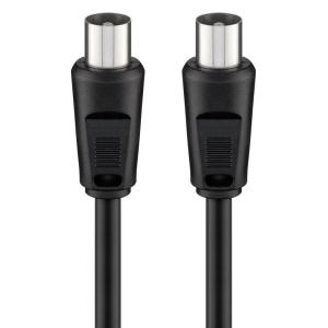 GOOBAY καλώδιο κεραίας αρσενικό 68150, <70dB, CCS, 5m, μαύρο | Καλώδια - Αντάπτορες | elabstore.gr
