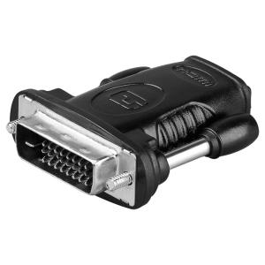 GOOBAY αντάπτορας HDMI σε DVI-D Dual-Link 24+1 pin 68482, μαύρο | Καλώδια - Αντάπτορες | elabstore.gr