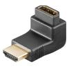 GOOBAY αντάπτορας HDMI θηλυκό σε αρσενικό 68782, 90°, 4K, μαύρος | Καλώδια - Αντάπτορες | elabstore.gr