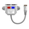 GOOBAY splitter δικτύου RJ45 σε 2x RJ45 68910, shielded, 15cm, ασημί | Καλώδια - Αντάπτορες | elabstore.gr