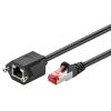 GOOBAY καλώδιο προέκτασης F/UTP CAT6 77560, copper, AWG 26, 2m, μαύρο | Καλώδια - Αντάπτορες | elabstore.gr