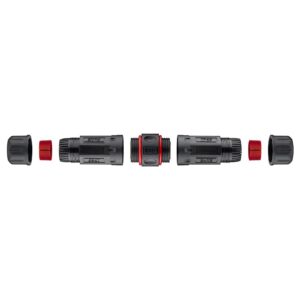 GOOBAY αδιάβροχος σύνδεσμος RJ45 Cat.6 79566, IP68, μαύρο | Καλώδια - Αντάπτορες | elabstore.gr
