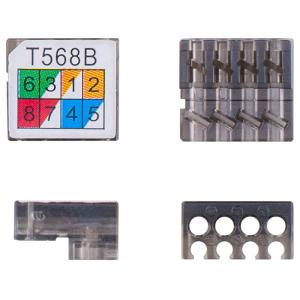 GOOBAY σύνδεσμος καλωδίων CAT 6A 79579, STP, toolfree | Καλώδια - Αντάπτορες | elabstore.gr