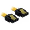 DELOCK Καλώδιο SATA III 7-pin σε 7-pin 82481, metal clip, 0.7m | Καλώδια - Αντάπτορες | elabstore.gr