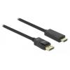 DELOCK καλώδιο DisplayPort σε HDMI 82587, passive, 1080p, 2m, μαύρο | Καλώδια - Αντάπτορες | elabstore.gr