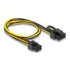 DELOCK καλώδιο PCI Express 6pin σε PCI Express 6+2 pin 83004, 50cm | eLabstore.gr DELOCK καλώδιο PCI Express 6pin σε PCI Express 6+2 pin 83004, 50cm | Καλώδια - Αντάπτορες | elabstore.gr