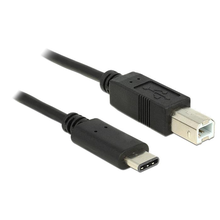 DELOCK καλώδιο USB-C σε USB Type B 83328, 0.5m, μαύρο | eLabstore.gr DELOCK καλώδιο USB-C σε USB Type B 83328, 0.5m, μαύρο | Καλώδια - Αντάπτορες | elabstore.gr