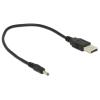 DELOCK καλώδιο USB σε DC 3.0 x 1.1mm 83793, 27cm, μαύρο | eLabstore.gr DELOCK καλώδιο USB σε DC 3.0 x 1.1mm 83793, 27cm, μαύρο | Καλώδια - Αντάπτορες | elabstore.gr