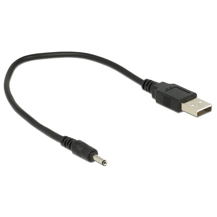 DELOCK καλώδιο USB σε DC 3.0 x 1.1mm 83793, 27cm, μαύρο | eLabstore.gr DELOCK καλώδιο USB σε DC 3.0 x 1.1mm 83793, 27cm, μαύρο | Καλώδια - Αντάπτορες | elabstore.gr