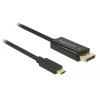 DELOCK καλώδιο USB-C σε DisplayPort 85256, DP Alt Mode, 4K, 2m, μαύρο | eLabstore.gr DELOCK καλώδιο USB-C σε DisplayPort 85256, DP Alt Mode, 4K, 2m, μαύρο | Καλώδια - Αντάπτορες | elabstore.gr