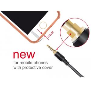 DELOCK καλώδιο Jack stereo σε Jack stereo 4pin 3.5mm, 90°, μαύρο, 3m | Καλώδια - Αντάπτορες | elabstore.gr