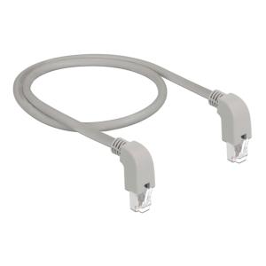DELOCK Καλώδιο SF/UTP Cat 5e 85859, 26AWG, copper, 1m, γκρι | Καλώδια - Αντάπτορες | elabstore.gr
