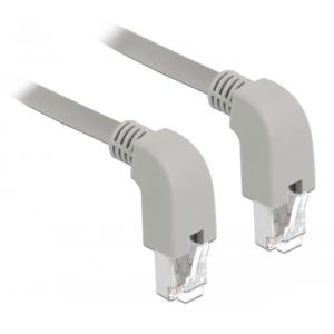 DELOCK Καλώδιο SF/UTP Cat 5e 85859, 26AWG, copper, 1m, γκρι | Καλώδια - Αντάπτορες | elabstore.gr