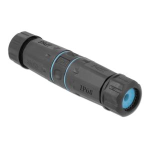 DELOCK αδιάβροχος αμφίδρομος σύνδεσμος RJ45 Cat.6A 86693, μπλε | Καλώδια - Αντάπτορες | elabstore.gr