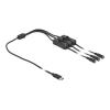 DELOCK καλώδιο USB Type-C σε 3x DC 5.5 x 2.1mm 86801, 1m, μαύρο | eLabstore.gr DELOCK καλώδιο USB Type-C σε 3x DC 5.5 x 2.1mm 86801, 1m, μαύρο | Καλώδια - Αντάπτορες | elabstore.gr