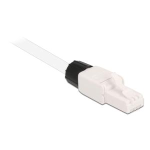 DELOCK βύσμα RJ45 CAT 6A UTP 86978, tool-free, λευκό | Καλώδια - Αντάπτορες | elabstore.gr