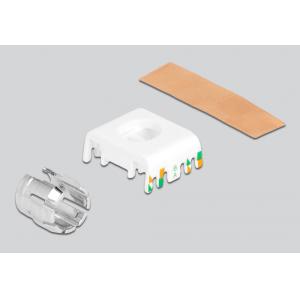 DELOCK keystone module RJ45 σε LSA 87032, Cat.6A, ασημί | Εξοπλισμός IT | elabstore.gr