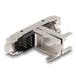 DELOCK αμφίδρομος σύνδεσμος LSA 87064, RJ45 Cat.6A, toolfree | Καλώδια - Αντάπτορες | elabstore.gr