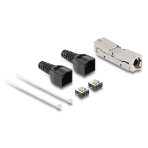 DELOCK αμφίδρομος σύνδεσμος LSA 87064, RJ45 Cat.6A, toolfree | Καλώδια - Αντάπτορες | elabstore.gr