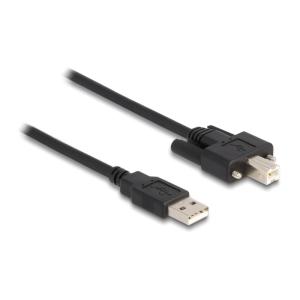 DELOCK καλώδιο USB σε USB Type B 87215, 3m, μαύρο | Καλώδια - Αντάπτορες | elabstore.gr