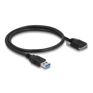 DELOCK καλώδιο USB 3.0 σε USB micro B 87798, 0.5m, μαύρο | eLabstore.gr DELOCK καλώδιο USB 3.0 σε USB micro B 87798, 0.5m, μαύρο | Καλώδια - Αντάπτορες | elabstore.gr