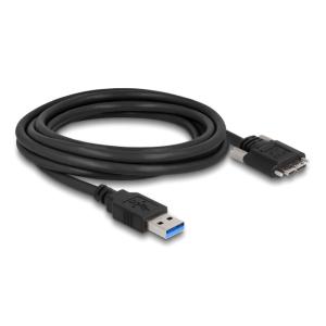 DELOCK καλώδιο USB 3.0 σε USB micro B 87801, 3m, μαύρο | Καλώδια - Αντάπτορες | elabstore.gr