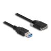 DELOCK καλώδιο USB 3.0 σε USB micro B 87801, 3m, μαύρο | Καλώδια - Αντάπτορες | elabstore.gr