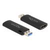 DELOCK αντάπτορας USB σε HDMI 88307, 4K/30Hz, μαύρος | Καλώδια - Αντάπτορες | elabstore.gr