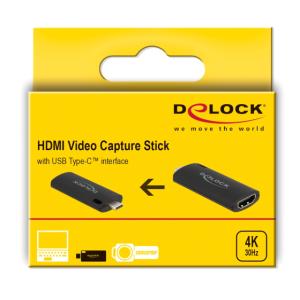 DELOCK αντάπτορας USB Type-C σε HDMI 88309, 4K/30Hz, μαύρος | Καλώδια - Αντάπτορες | elabstore.gr