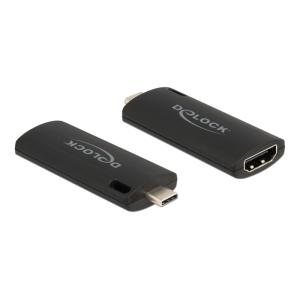 DELOCK αντάπτορας USB Type-C σε HDMI 88309, 4K/30Hz, μαύρος | Καλώδια - Αντάπτορες | elabstore.gr