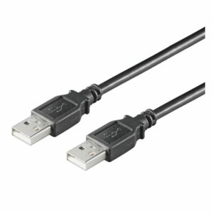 GOOBAY καλώδιο USB 2.0 Type A 93593, copper, 1.8m, μαύρο | Καλώδια - Αντάπτορες | elabstore.gr
