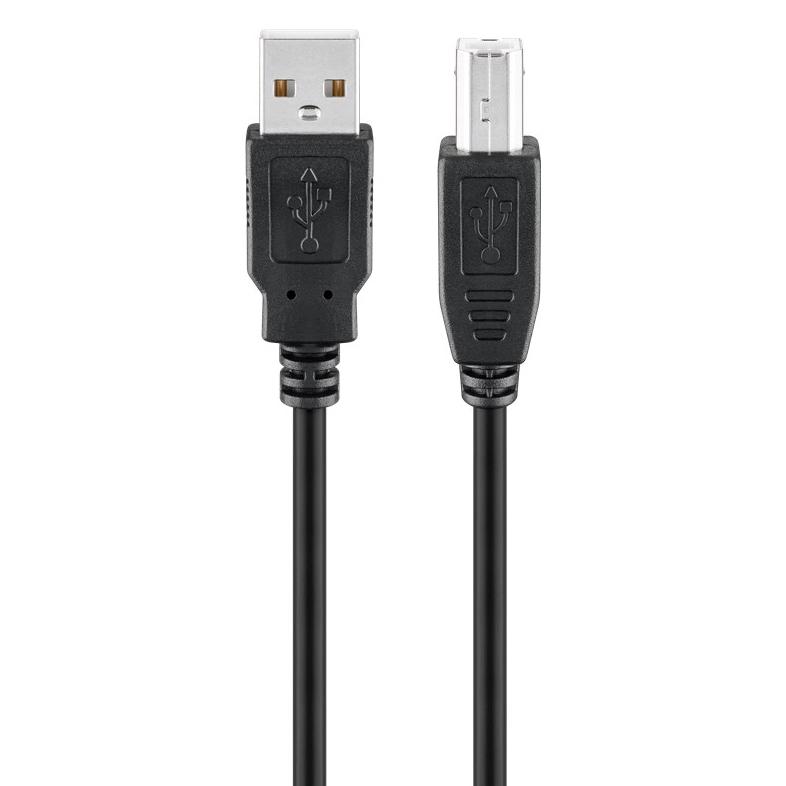GOOBAY καλώδιο USB 2.0 σε USB Type B 93596, 1.8m, μαύρο | eLabstore.gr GOOBAY καλώδιο USB 2.0 σε USB Type B 93596, 1.8m, μαύρο | Καλώδια - Αντάπτορες | elabstore.gr